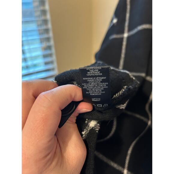 Sanctuary Black and White Shacket with Pockets XXL - Picture 6 of 7